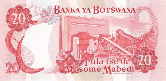 Botswana p.13 20 Pula 1992
